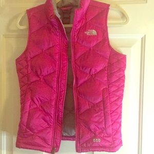 North Face Fuchsia Girl's Vest